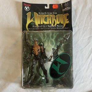 Kenneth Irons Golden Neogenesis Gold Variant Action Figure from Witchblade 1998
